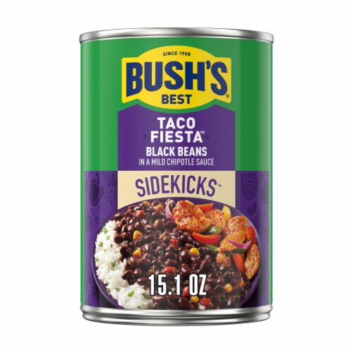 Bush’s Taco Fiesta Black Beans 15.1 oz
