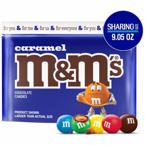 M&M’S Caramel Milk Chocolate Candy Sharing Size Bag