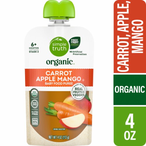 Simple Truth Organic® Carrot Apple Mango Stage 2 Baby Food Puree