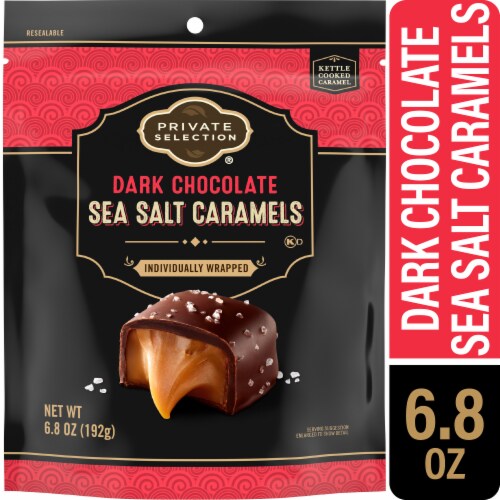Private Selection® Dark Chocolate Sea Salt Caramels Bag