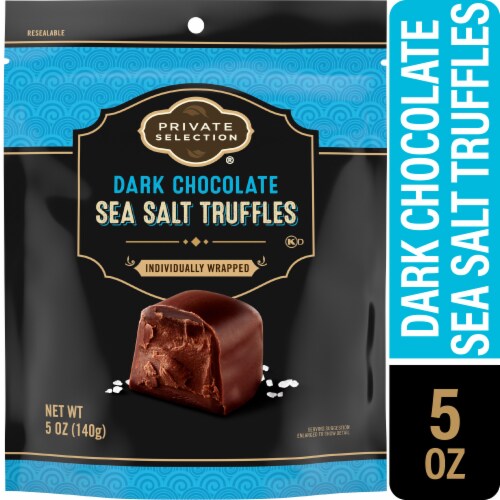 Private Selection® Dark Chocolate Sea Salt Truffles Bag