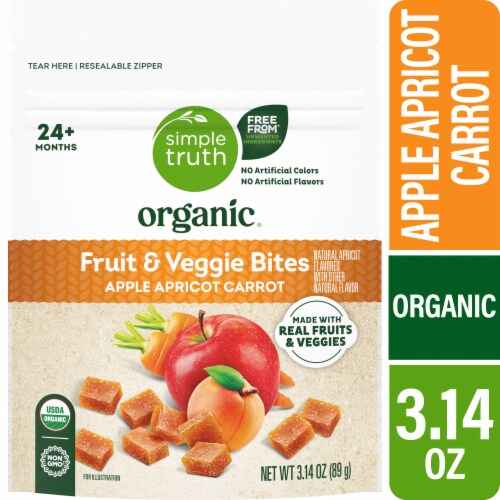 Simple Truth Organic® Apple Apricot Carrot Fruit and Veggie Bites
