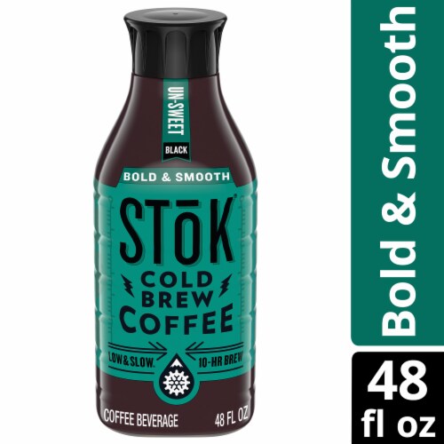 SToK Bold & Smooth Black Unsweetened Cold Brew Coffee Bottle