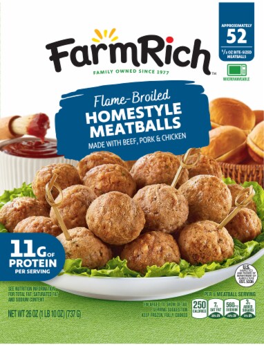 Farm Rich Fully Cooked Homestyle Meatballs