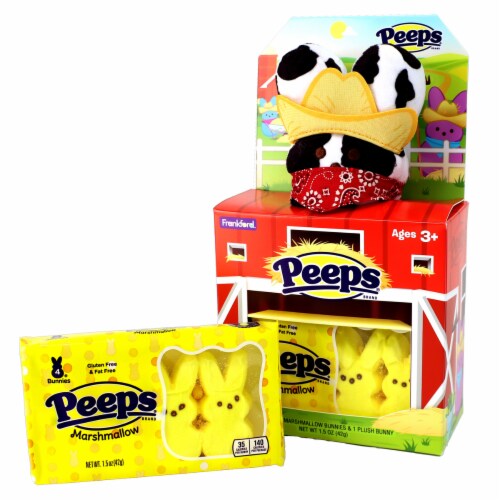 PEEPS® Bunny Farm House Plush Gift Set