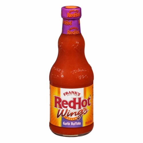 Frank’s RedHot Garlic Buffalo Wings Hot Sauce, 12.0 fl oz