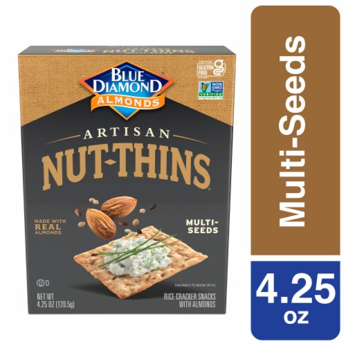 Blue Diamond® Nut-Thins® Artisan Multi-Seeds Almond Rice Crackers