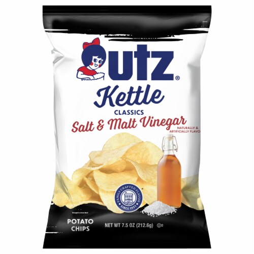 Utz® Salt & Malt Vinegar Kettle Classics Potato Chips
