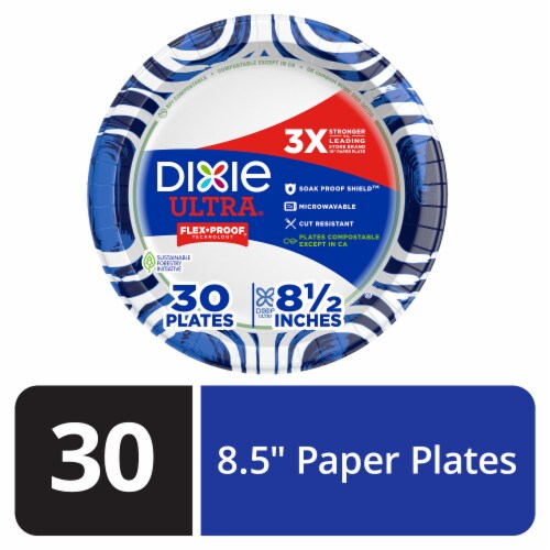 Dixie Ultra® Compostable 8.5-Inch Plates