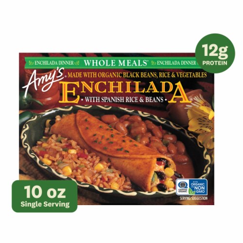 Amy’s Whole Meals – Enchilada with Spanish Rice & Beans
