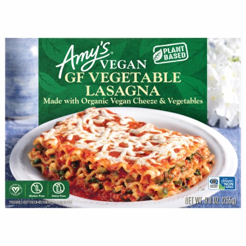 Amy’s® Vegan Gluten Free Vegetable Lasagna Frozen Meal