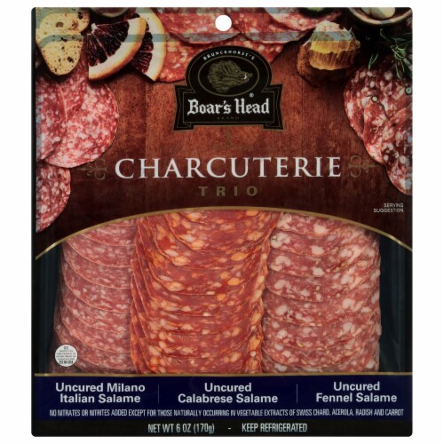 Boar’s Head Charcuterie Trio: Milano Italian Salame, Fennel Salame, and Calabrese Salame