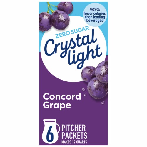Crystal Light Zero Sugar Concord Grape Drink Mix Packets