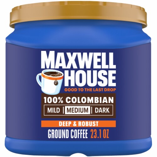 Maxwell House 100% Colombian Ground Coffee, Canister