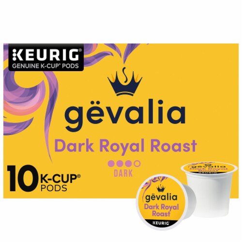 Gevalia Dark Royal Roast Dark Roast K‐Cup® Coffee Pods, Box