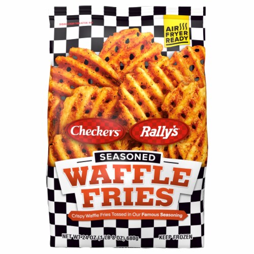 Checkers Seasoned Waffle Fries Frozen Potatoes