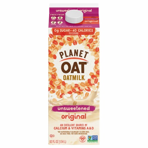 Planet Oat® Dairy Free Unsweeted Original Oat Milk