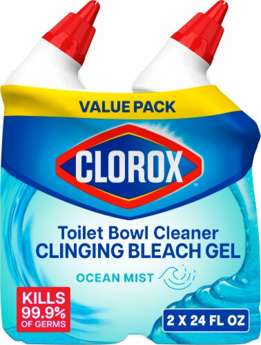 Clorox Ocean Mist Clinging Bleach Gel Toilet Bowl Cleaner
