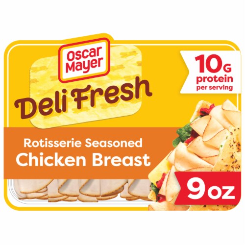 Oscar Mayer Deli Fresh Rotisserie Seasoned Chicken Breast Thin Sliced Lunchmeat