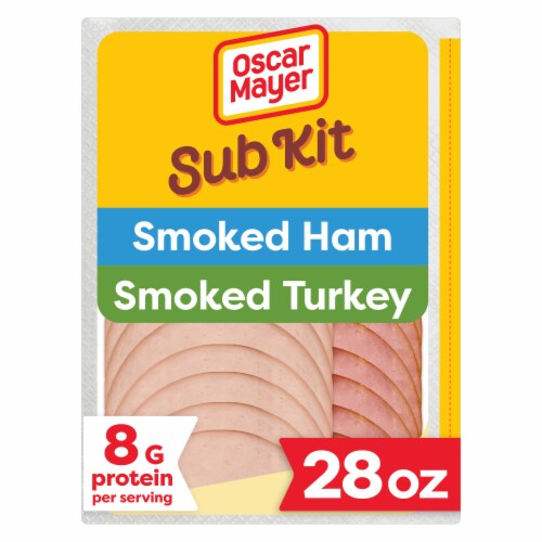 Oscar Mayer Kit w/ Extra Lean Smoked Ham & Extra Lean Smoked Turkey Breast Lunch Meat Pack
