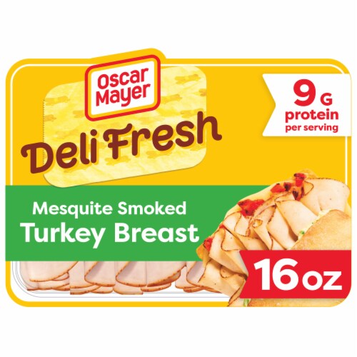 Oscar Mayer Deli Fresh Mesquite Smoked Turkey Breast Thin Sliced Lunchmeat