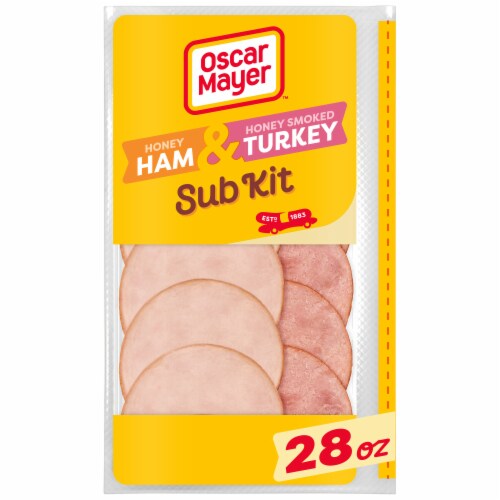 Oscar Mayer Kit with Extra Lean Honey Ham & Extra Lean Honey Smoked Turkey Lunch Meat Pack