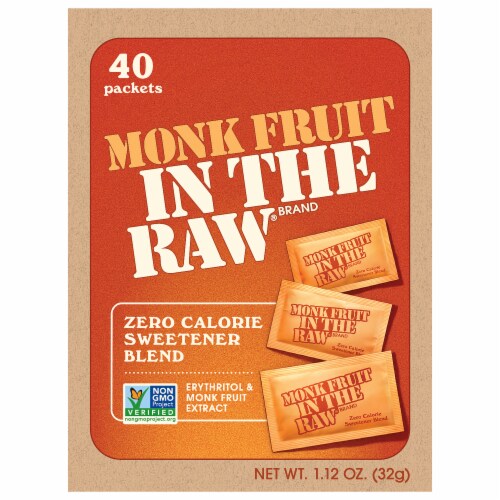 Monk Fruit In The Raw® Zero Calorie Sweetener Packets