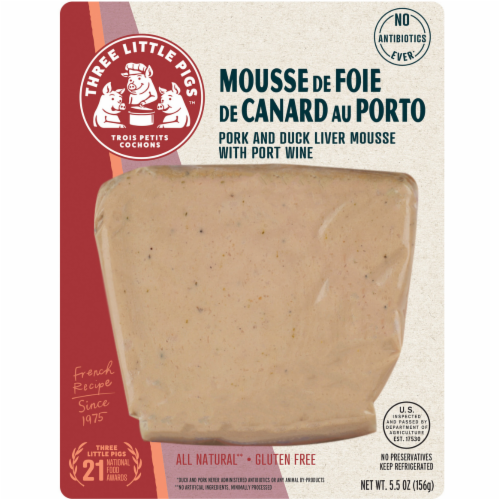 Three Little Pigs™ Pork & Duck Liver Mousse with Port Wine Pate