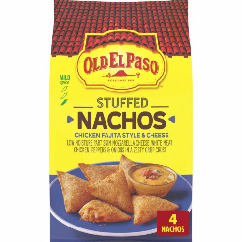 Old El Paso Chicken Fajita Style and Cheese Stuffed Nachos