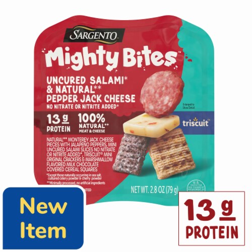 Sargento® Mighty Bites™ with Salami Pepper Jack Cheese & Mini Triscuit™ Crackers Snack Kit