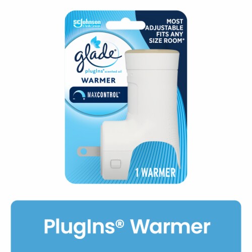 Glade PlugIns Scented Oil Warmer, Holds Essential Oil Infused Wall Plug In Refill