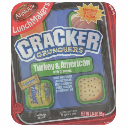 Armour LunchMakers Turkey & Cheese Cracker Crunchers Meal Kit with Candy Bar