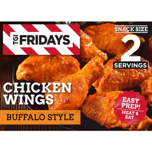 TGI Fridays Frozen Appetizers Buffalo Style Chicken Wings, Box