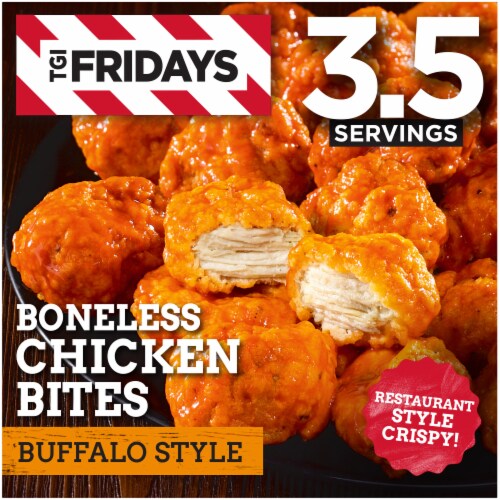 TGIF Fridays Frozen Appetizers Buffalo Style Boneless Chicken Bites, Box