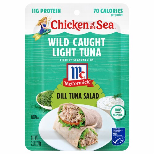 Chicken of the Sea® Wild Caught Dill Tuna Salad Light Tuna Pouch