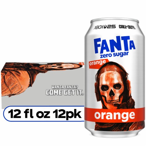 Fanta® Orange Zero Sugar Soda Cans