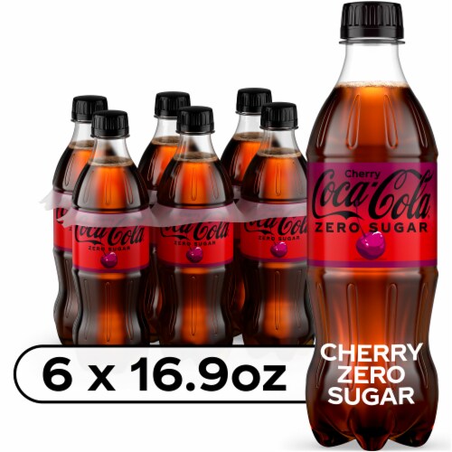 Coca-Cola® Zero Sugar Cherry Soda Bottles