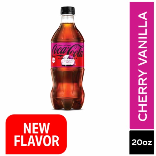 Coca-Cola® Zero Sugar Cherry Float Soda Bottle