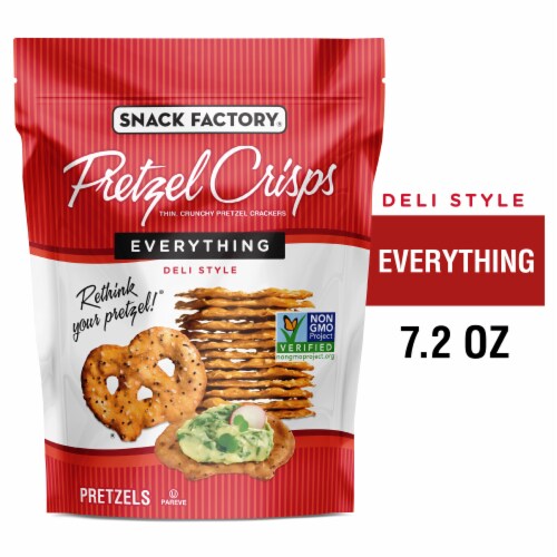 Snack Factory Everything Pretzel Crisps Non-Gmo