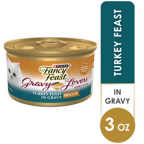 Purina Fancy Feast Gravy Lovers Cat Food in Wet Cat Food Turkey Feast in Gravy