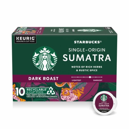 Starbucks® Sumatra Dark Roast K-Cup Coffee Pods