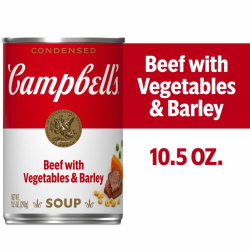 Campbell’s® Condensed Beef With Vegetables and Barley Soup