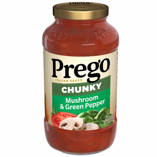 Prego Chunky Garden Mushroom & Green Pepper Italian Pasta Sauce