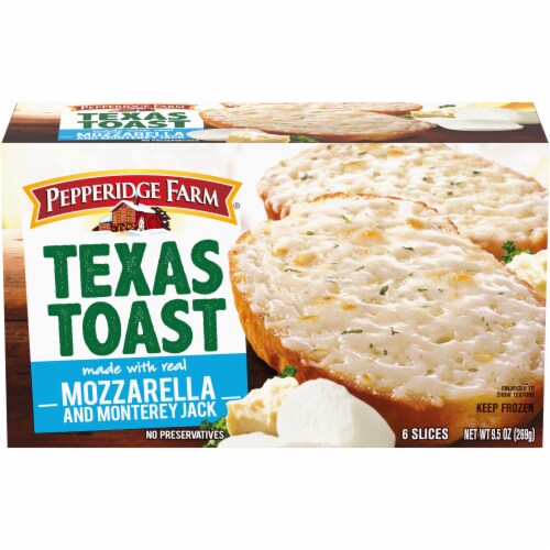 Pepperidge Farm Texas Toast Frozen Mozzarella & Monterey Jack Bread 6 Slices