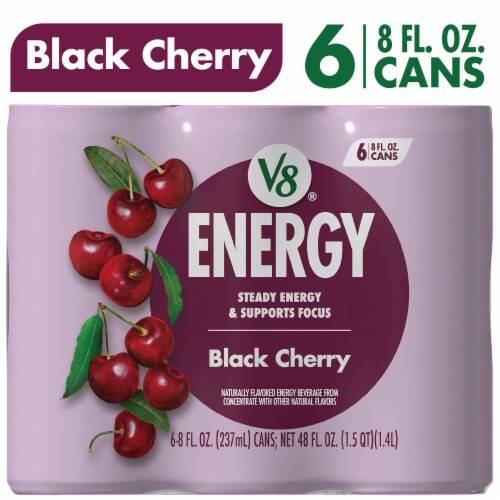 V8 Energy® Black Cherry Energy Drink Cans
