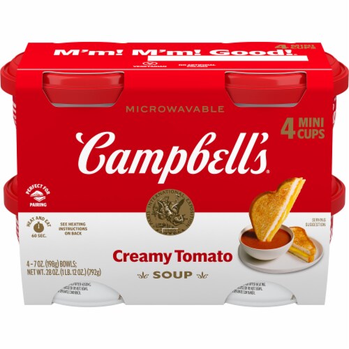 Campbell’s® Creamy Tomato Soup Microwavable Bowls Multipack