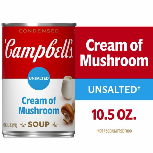 Campbell’s® Unsalted Condensed Cream of Mushroom Soup