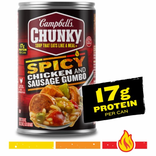 Campbell’s® Chunky® Spicy Chicken and Sausage Gumbo Soup Can