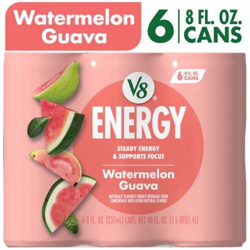 V8 Energy® Watermelon Guava Energy Drink Cans