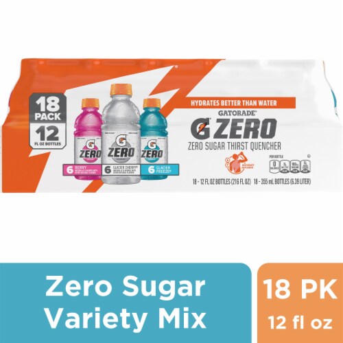 Gatorade® Zero Sugar Pink White Blue Sports Drink Mini Variety Pack Bottles